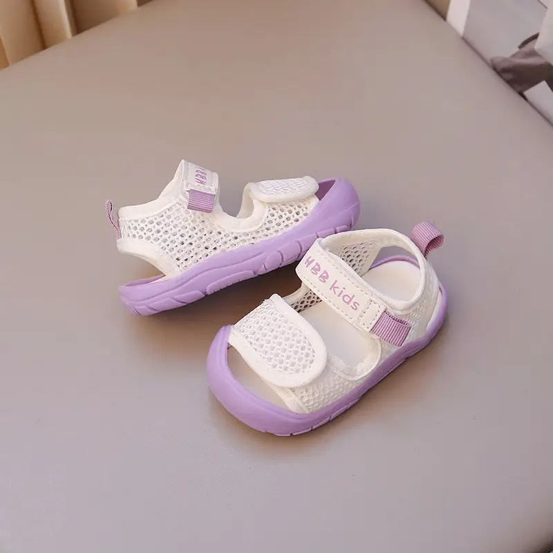 White Mesh Baby Sandals for Girls 1-3Yrs