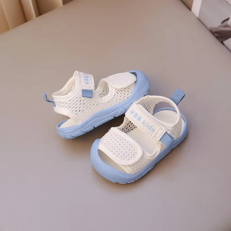 White Mesh Baby Sandals for Girls 1-3Yrs