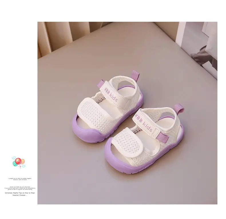 White Mesh Baby Sandals for Girls 1-3Yrs — feature 11