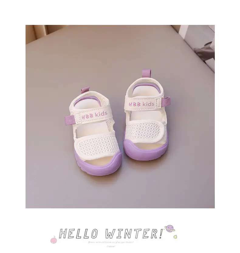 White Mesh Baby Sandals for Girls 1-3Yrs — feature 13