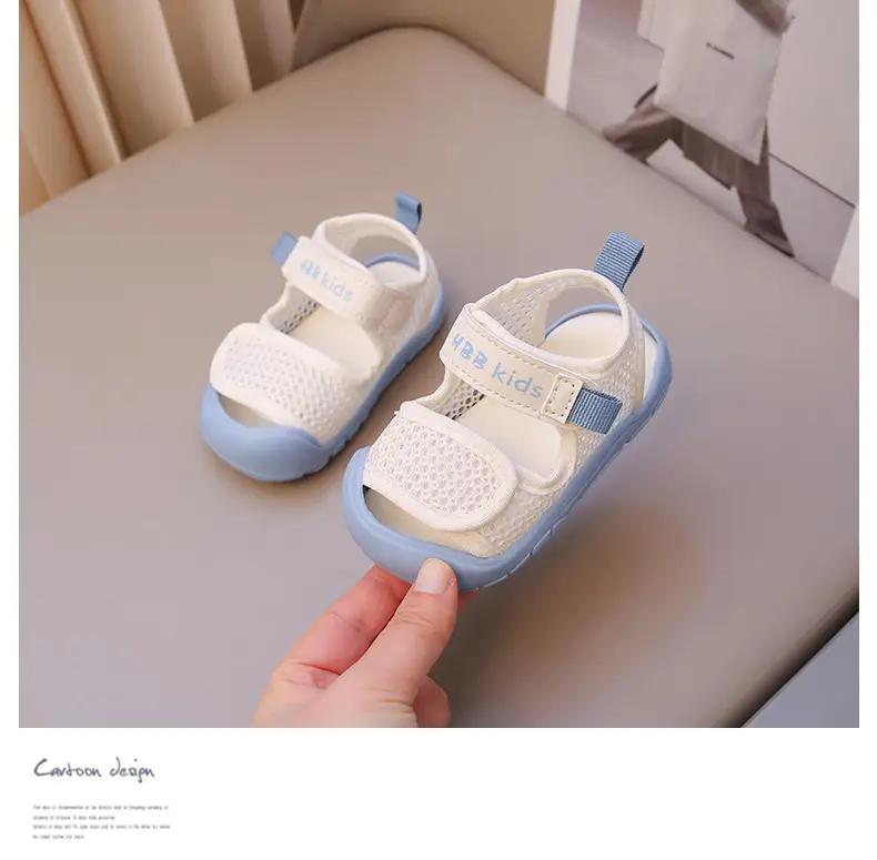 White Mesh Baby Sandals for Girls 1-3Yrs — feature 14