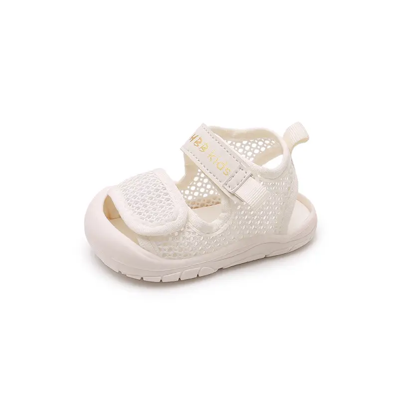 White Mesh Baby Sandals for Girls 1-3Yrs