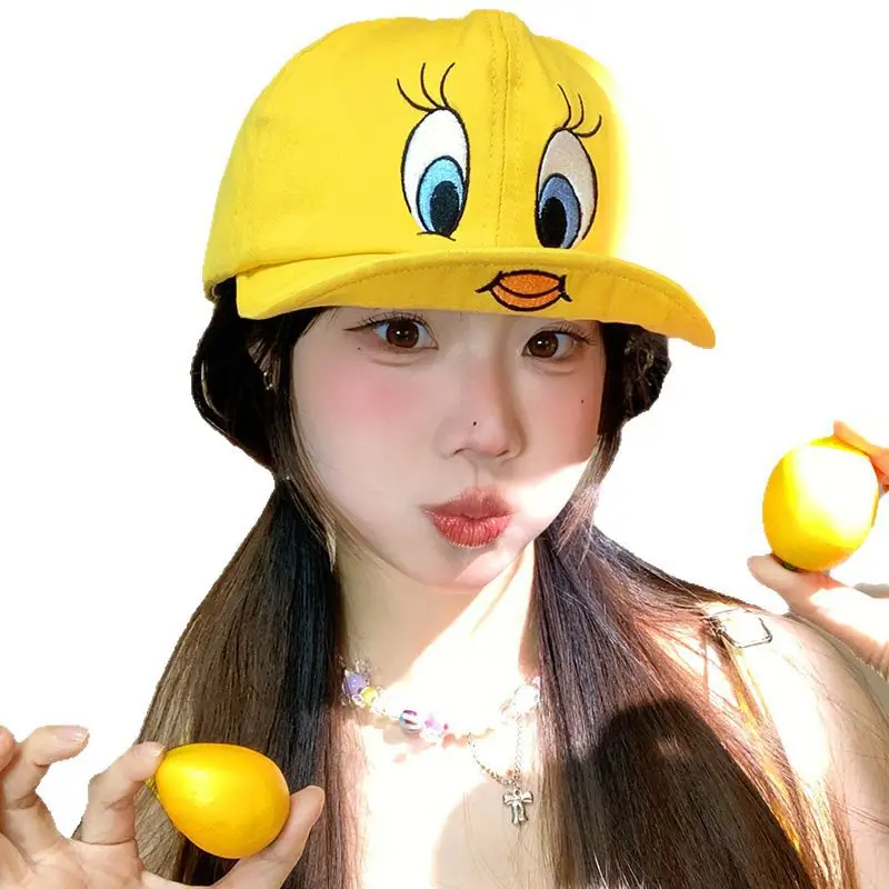 Kids Cartoon Duck Cap Yellow Spring Summer Baseball Cap - Image 6
