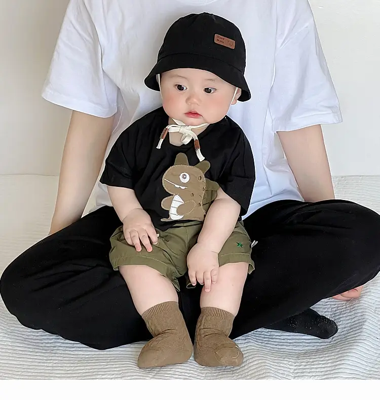 Boys Green Star Embroidered Shorts 2025 — feature 20