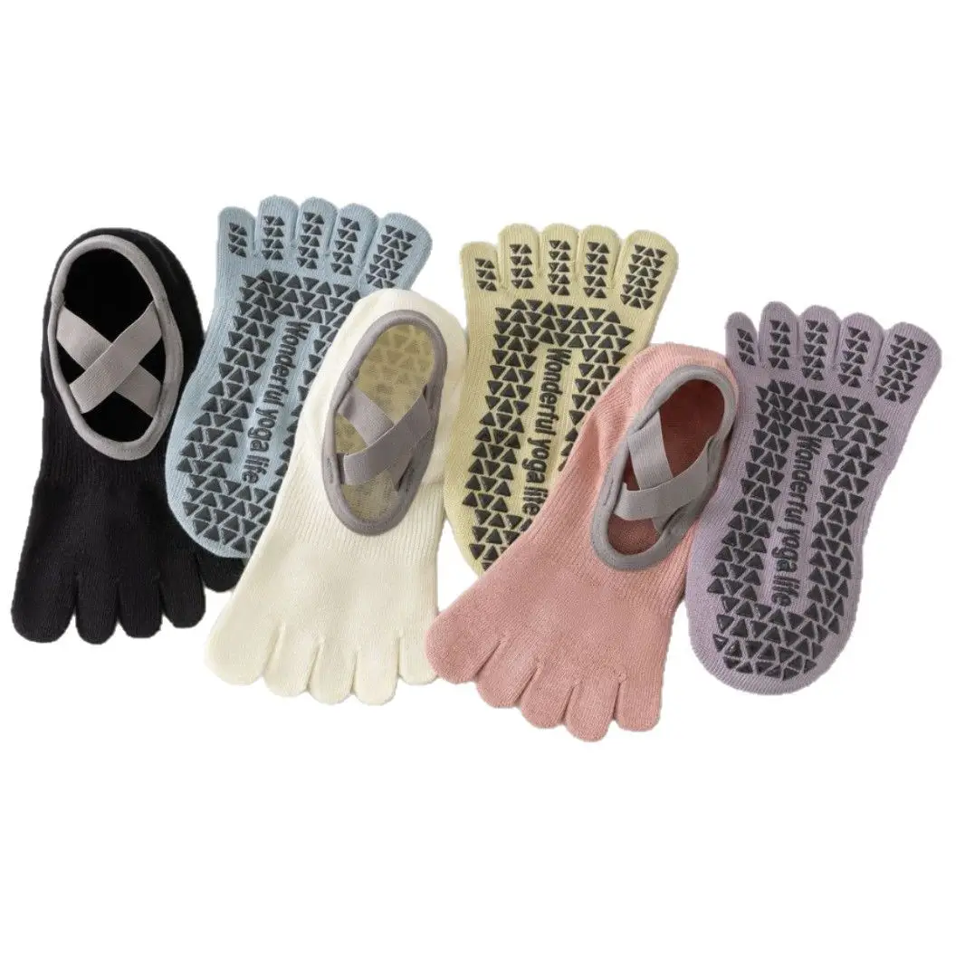 Toe Socks Yoga Socks Women's Non-Slip Professional Indoor Floor Socks Women's Dance Non-Slip Socks Pilates Socks
