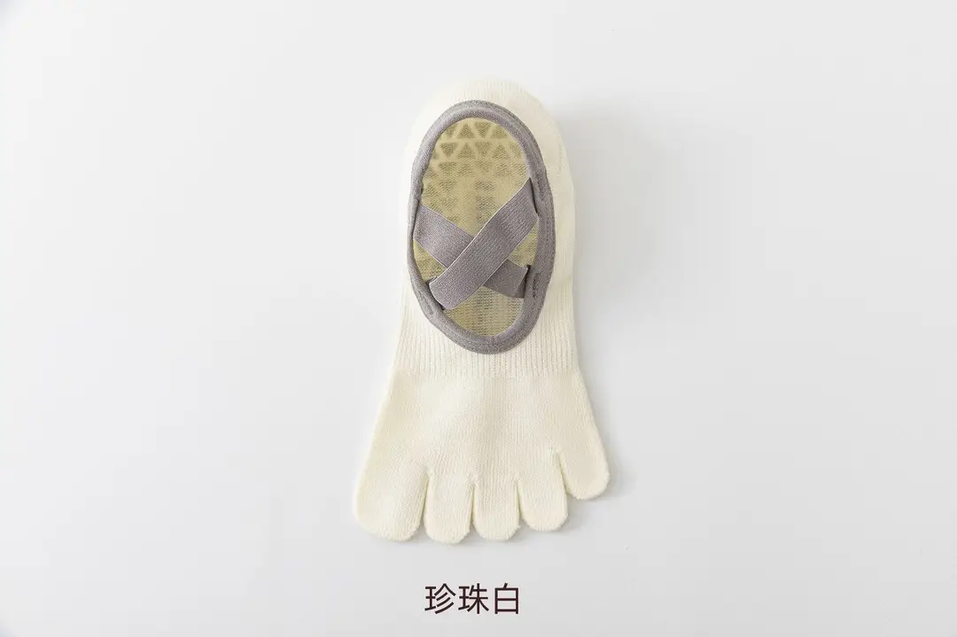 Toe Socks Yoga Socks Women's Non-Slip Professional Indoor Floor Socks Women's Dance Non-Slip Socks Pilates Socks