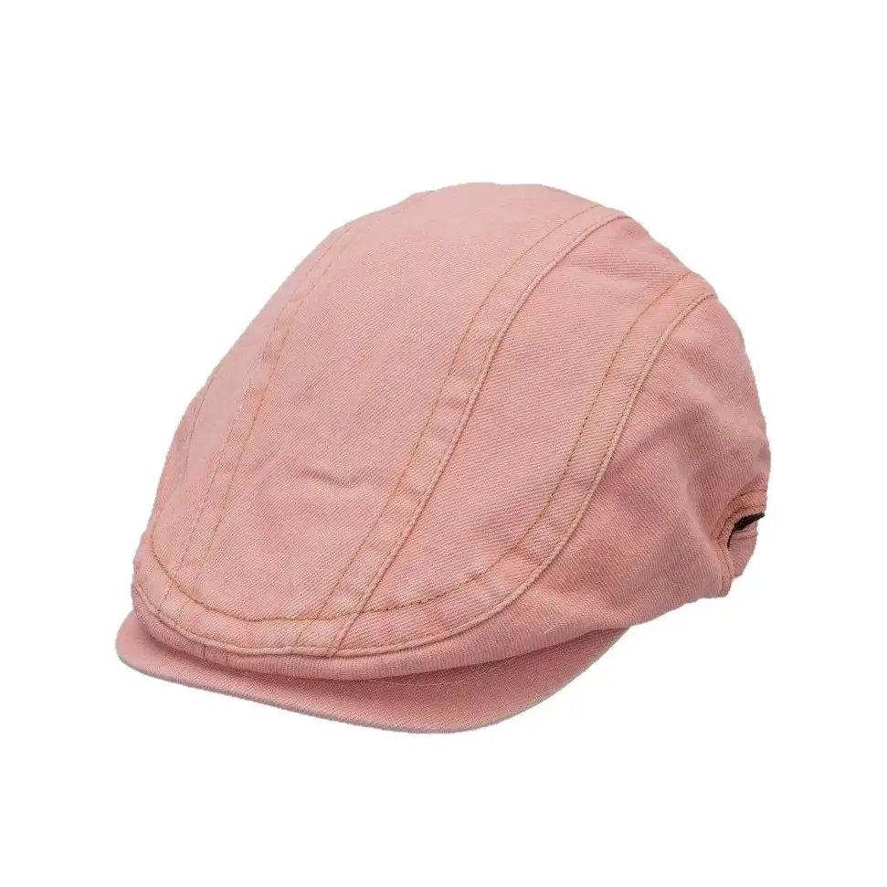 Japanese Style Retro Denim Cap Blue - Image 8