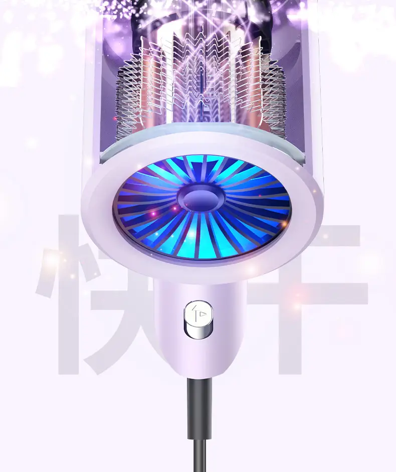 Portable Hair Dryer with 59K Ion Technology Black — feature 13