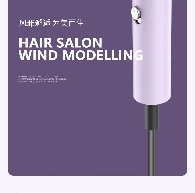 Portable Hair Dryer with 59K Ion Technology Black — feature 33