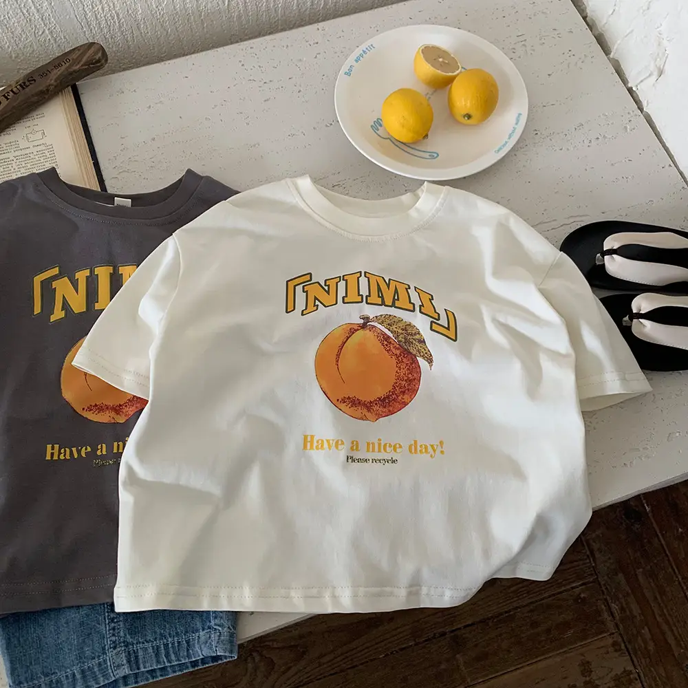 Kids T-Shirt Nimi Graphic Cotton Summer 2025 - Image 3