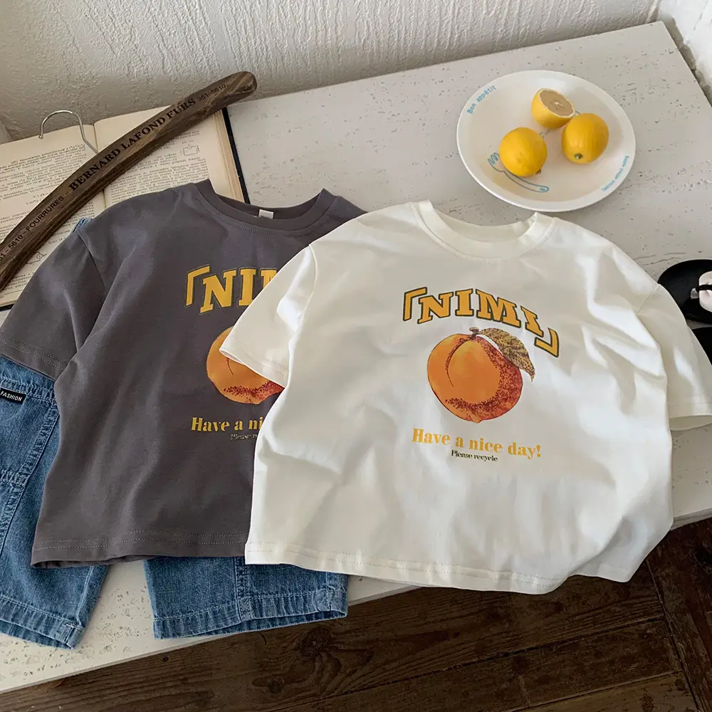 Kids T-Shirt Nimi Graphic Cotton Summer 2025 — feature 2
