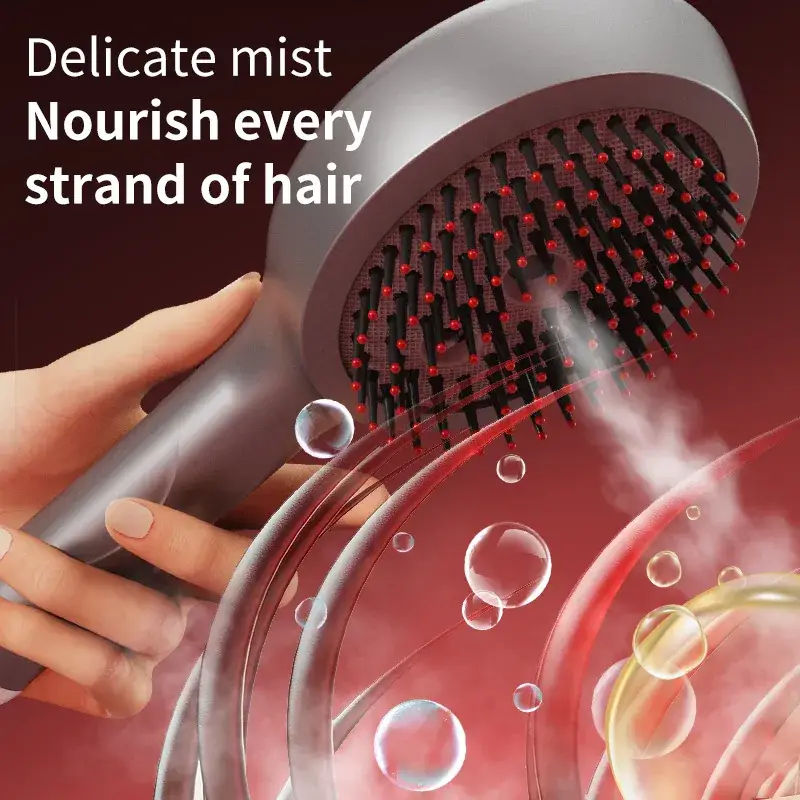 Electric Spray Hair Curling Comb Grey