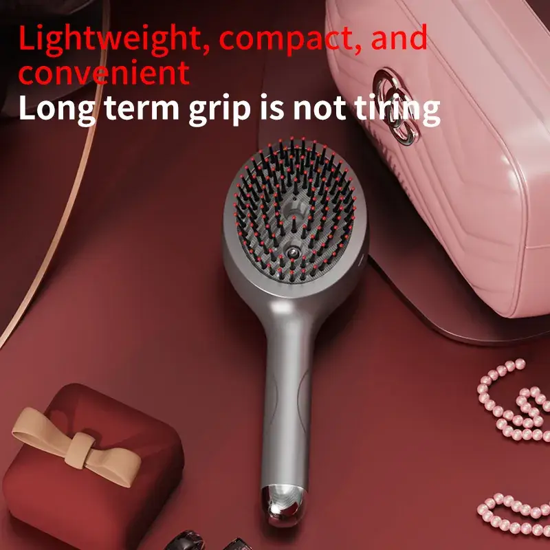 Electric Spray Hair Curling Comb Grey