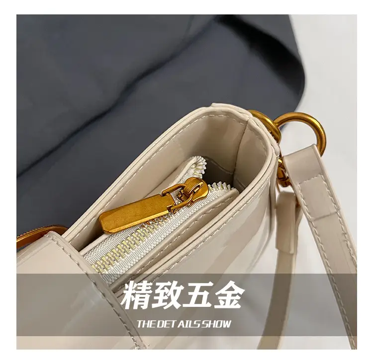 Red Textured Shoulder Bag for Women 2025 Spring — feature 12