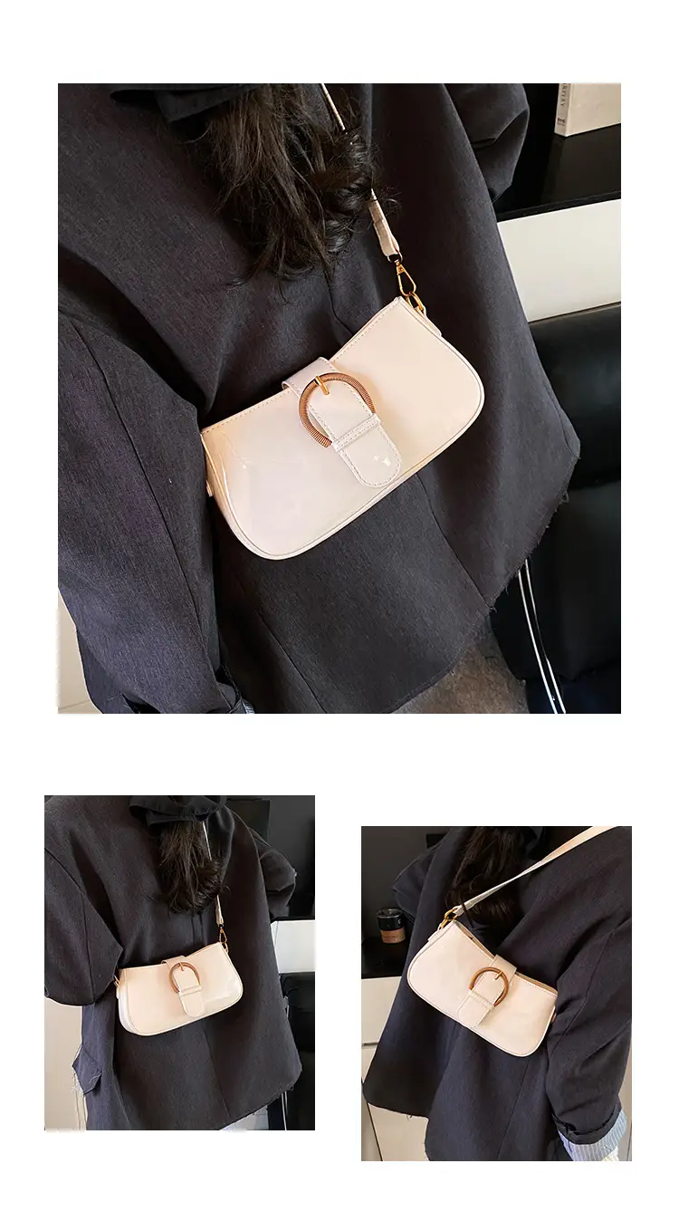 Red Textured Shoulder Bag for Women 2025 Spring — feature 7