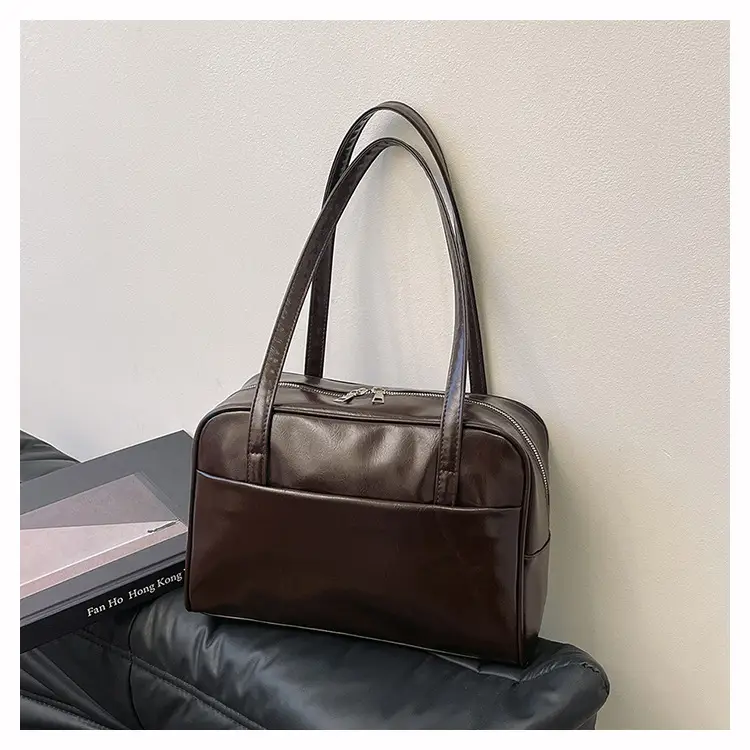 2025 Korean Style Shoulder Bag for Women Oil Leather Large Capacity — feature 18