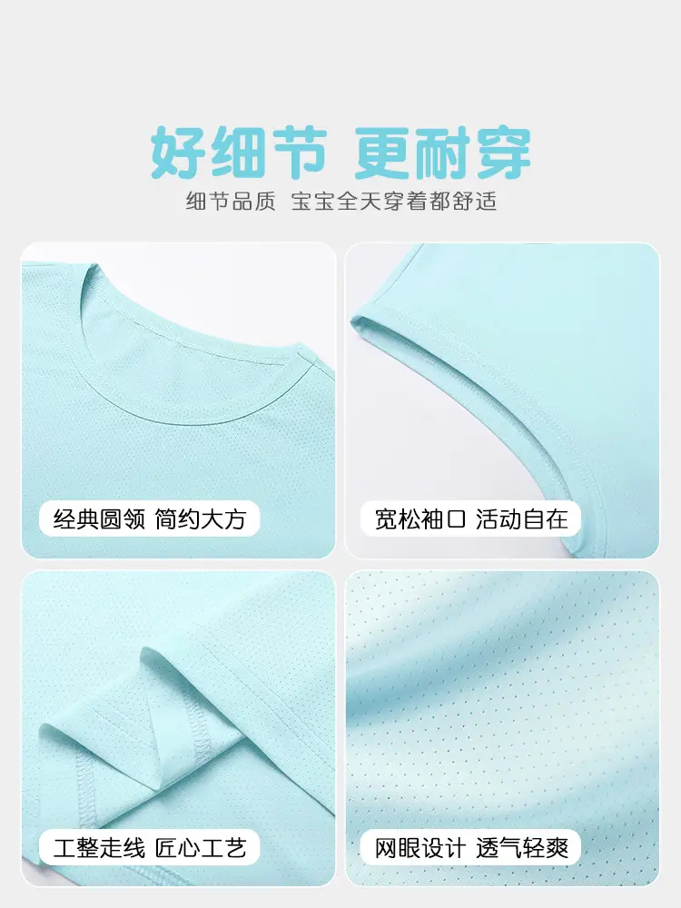 Kids Sleeveless Black T-Shirt with Heart Design - Image 18