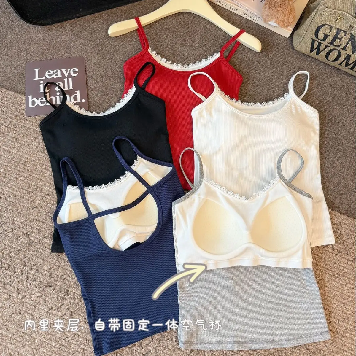 2025 Spring Camisole with Lace Trim & Back - Image 7