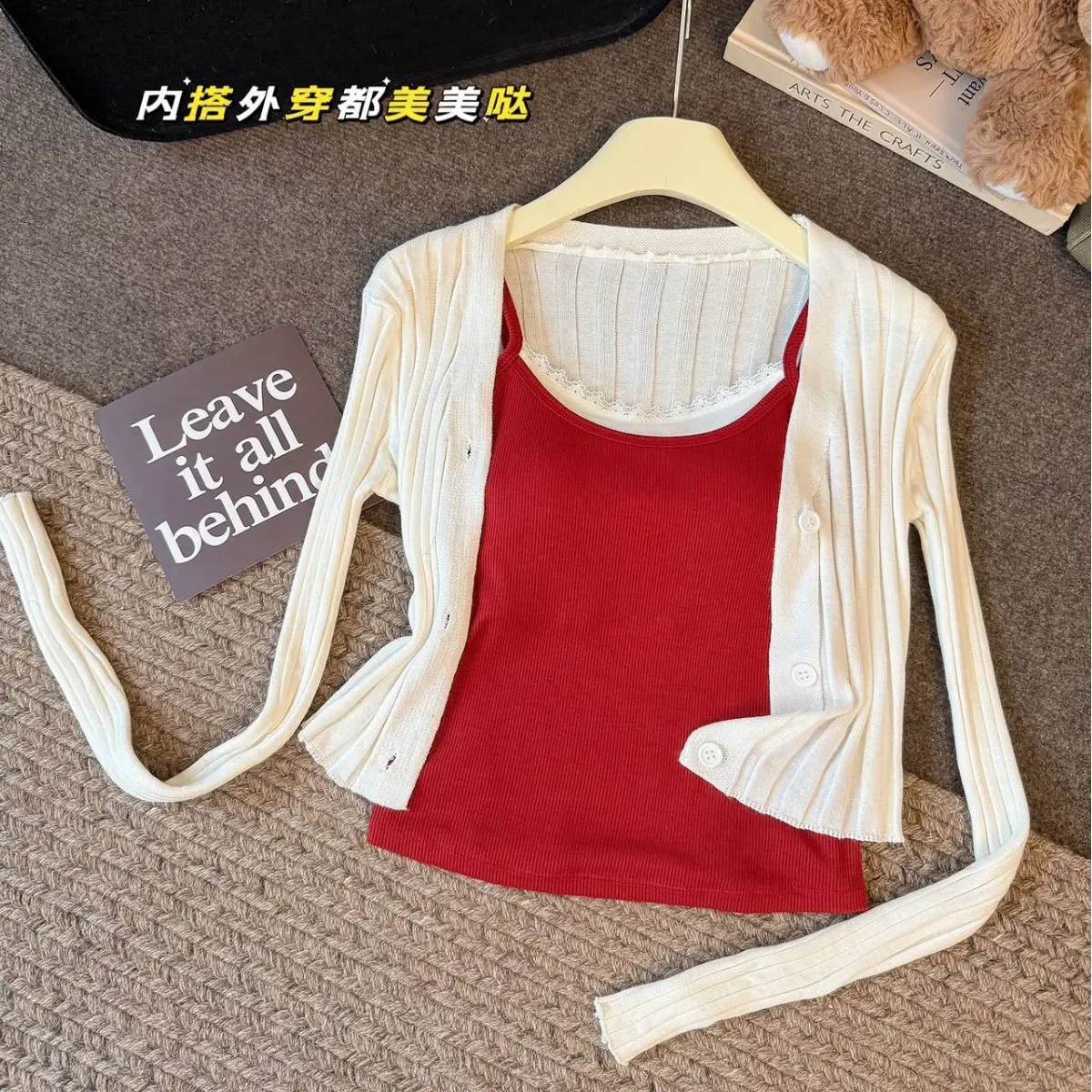 2025 Spring Camisole with Lace Trim & Back - Image 8