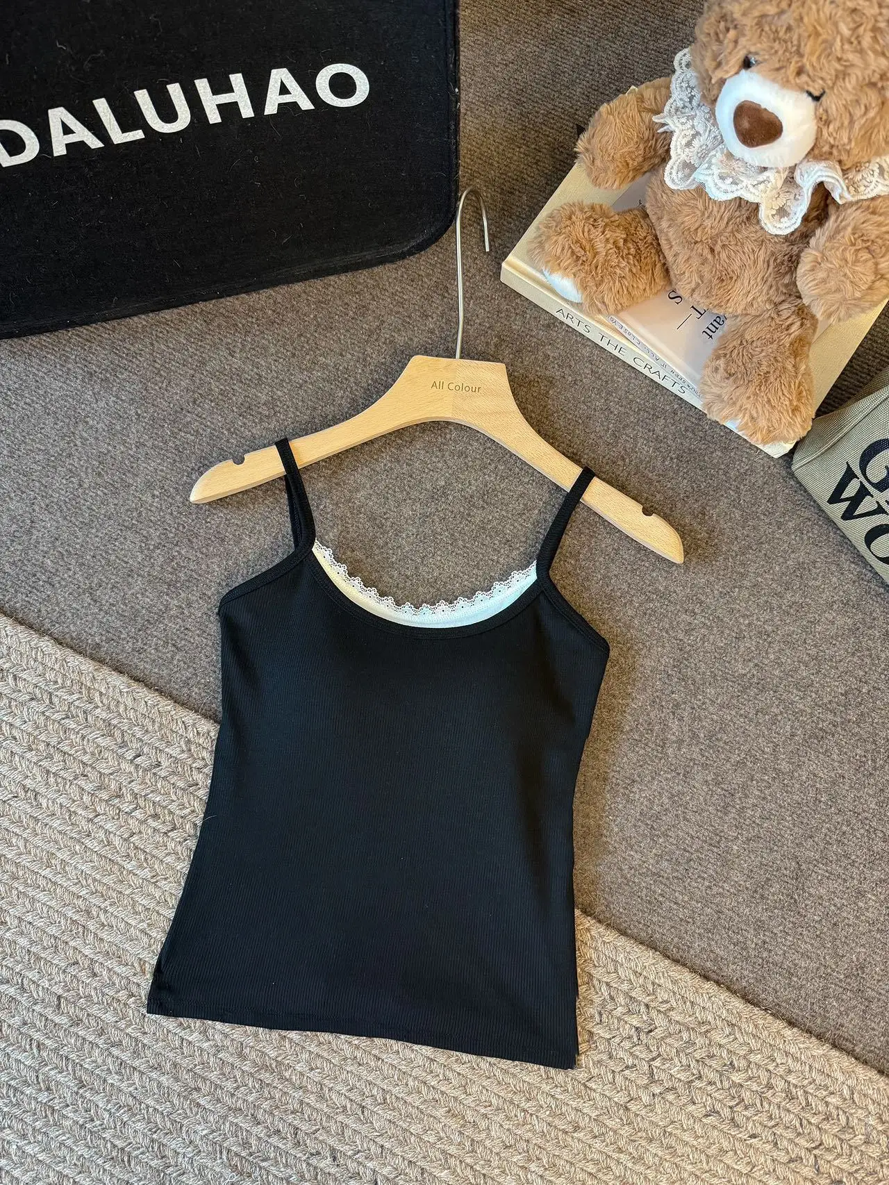 2025 Spring Camisole with Lace Trim & Back — feature 17