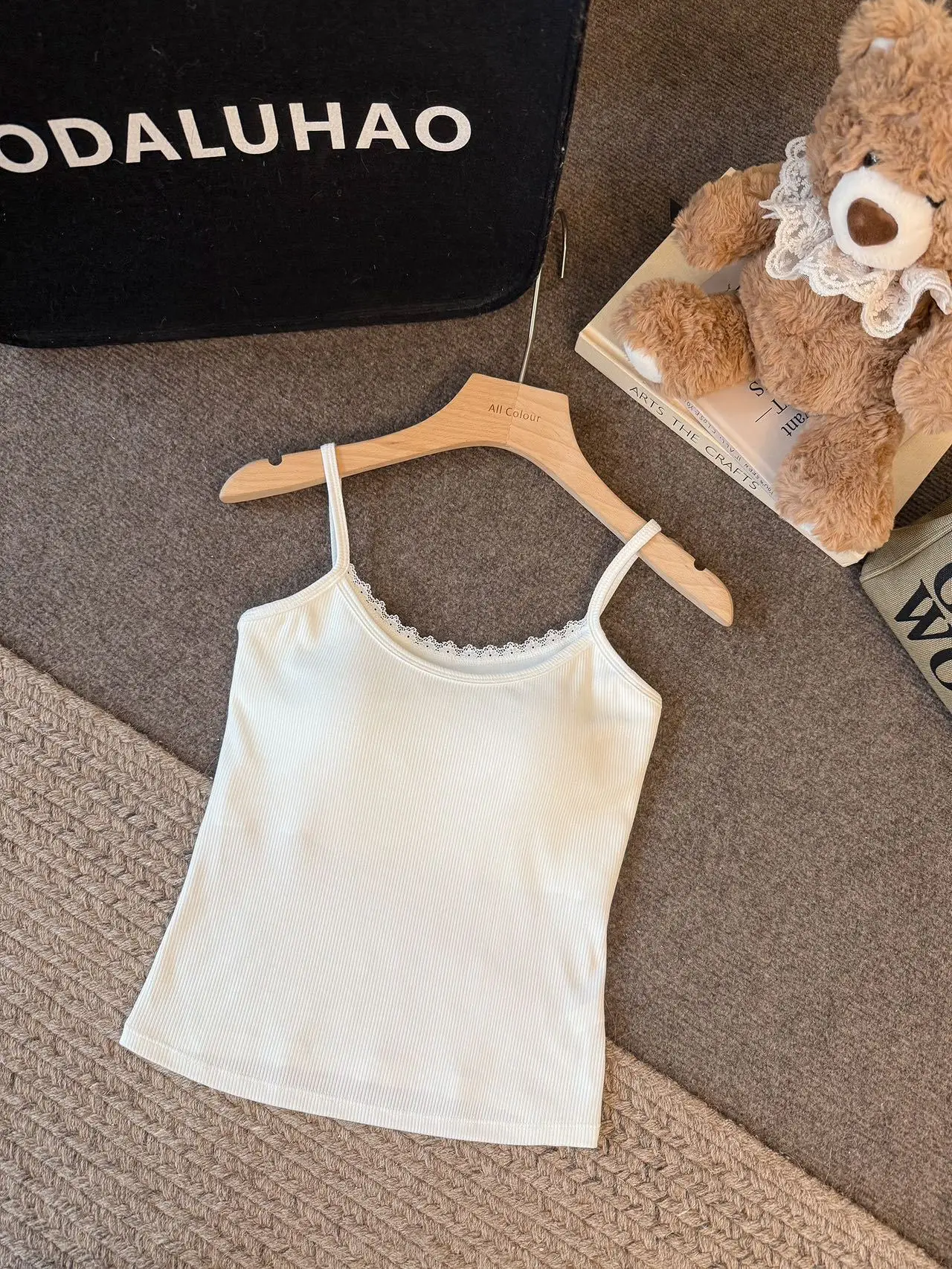 2025 Spring Camisole with Lace Trim & Back — feature 19