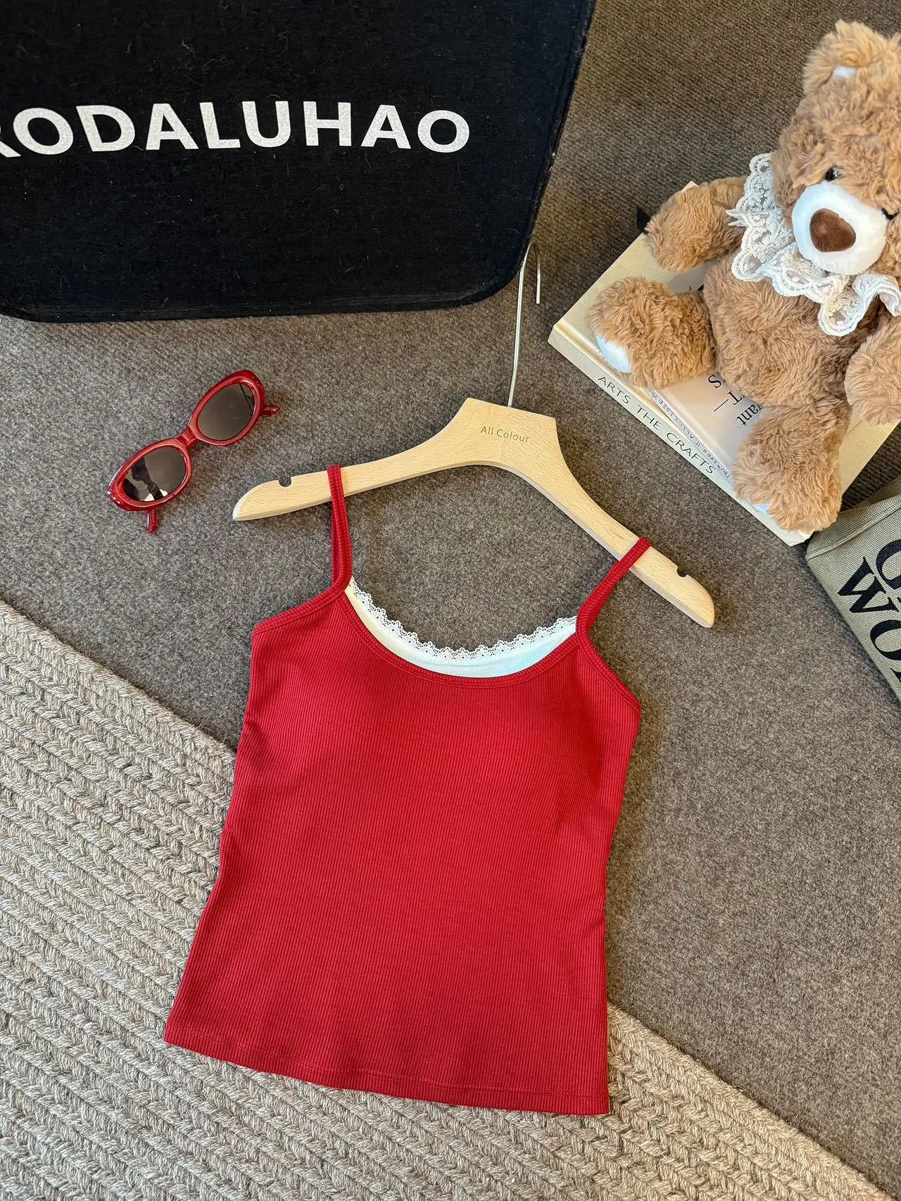 2025 Spring Camisole with Lace Trim & Back — feature 21