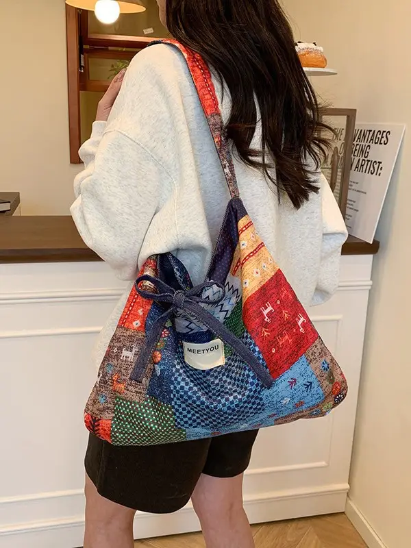 Vintage Ethnic Collage Crossbody Bag 2025 - Image 4