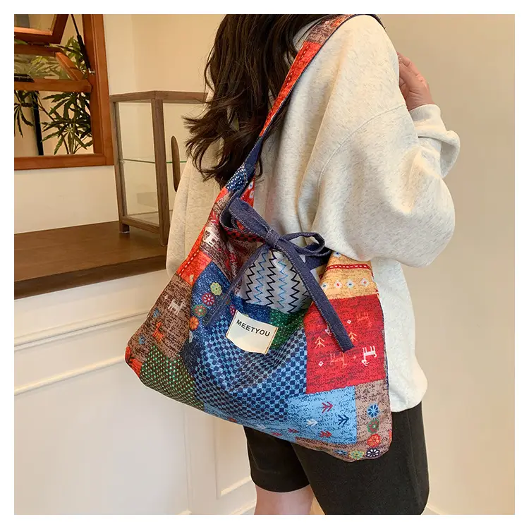 Vintage Ethnic Collage Crossbody Bag 2025 — feature 8