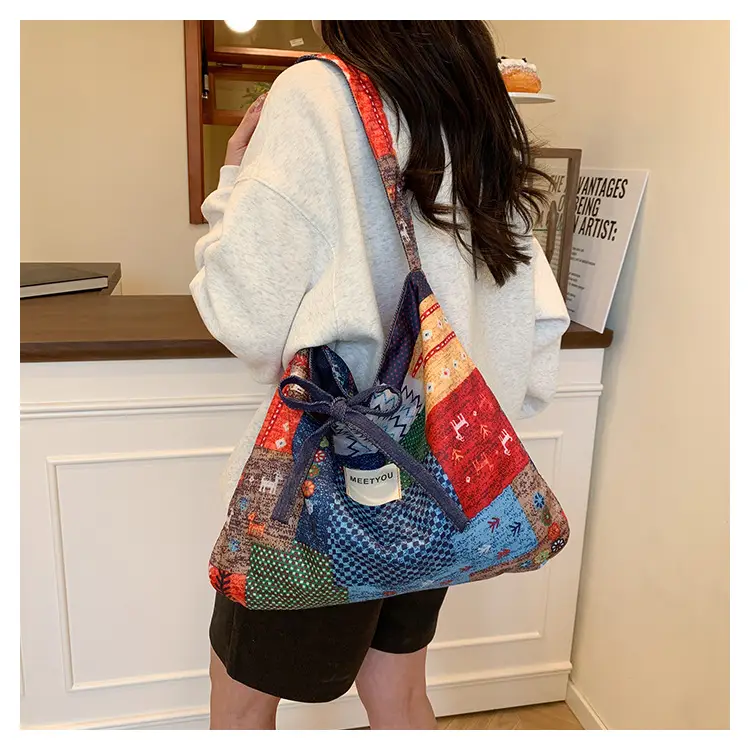 Vintage Ethnic Collage Crossbody Bag 2025 — feature 9