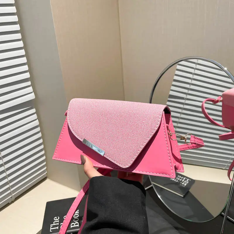Women's 2025 Square Shoulder Bag Candy Color - Image 8