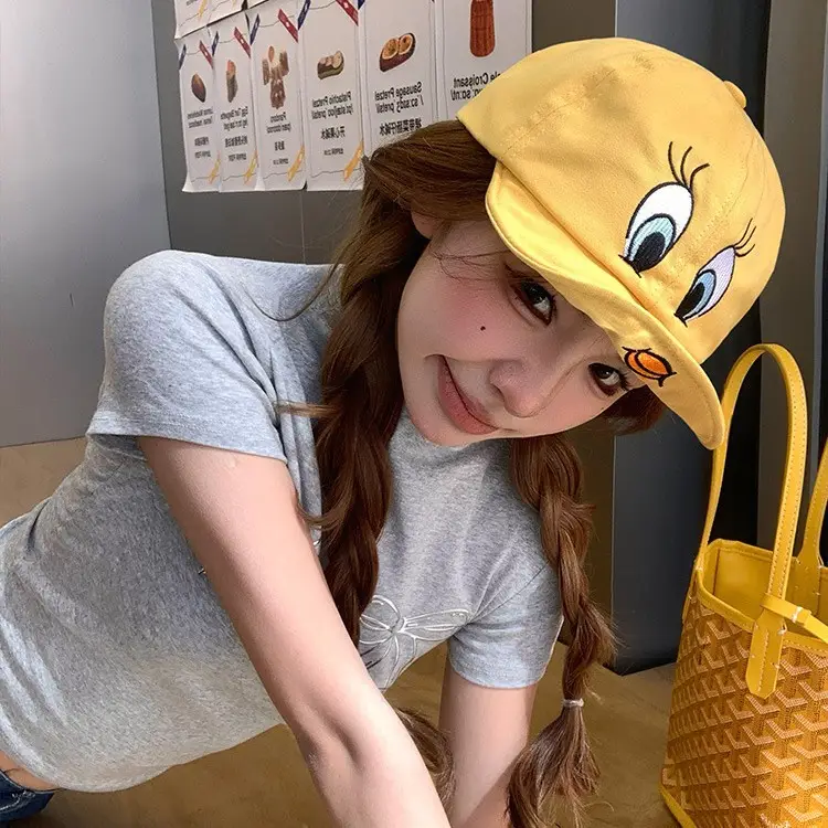 Yellow Duck Tongue Baseball Cap for Women - Image 4