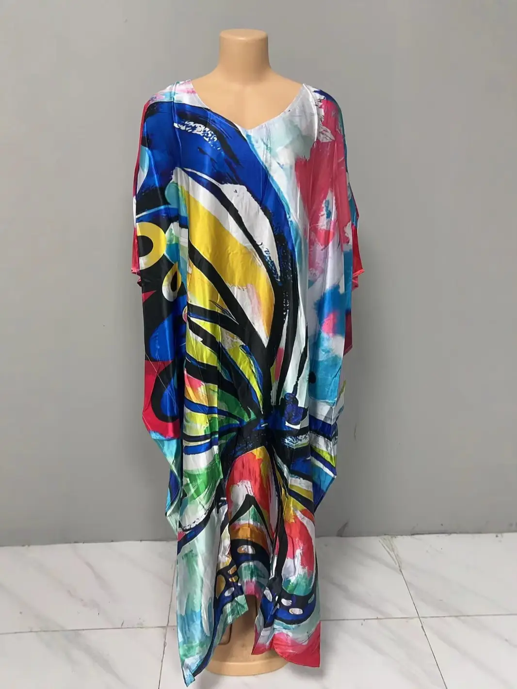 Cross-Border Printed Large Hem Dress for Women - Image 10