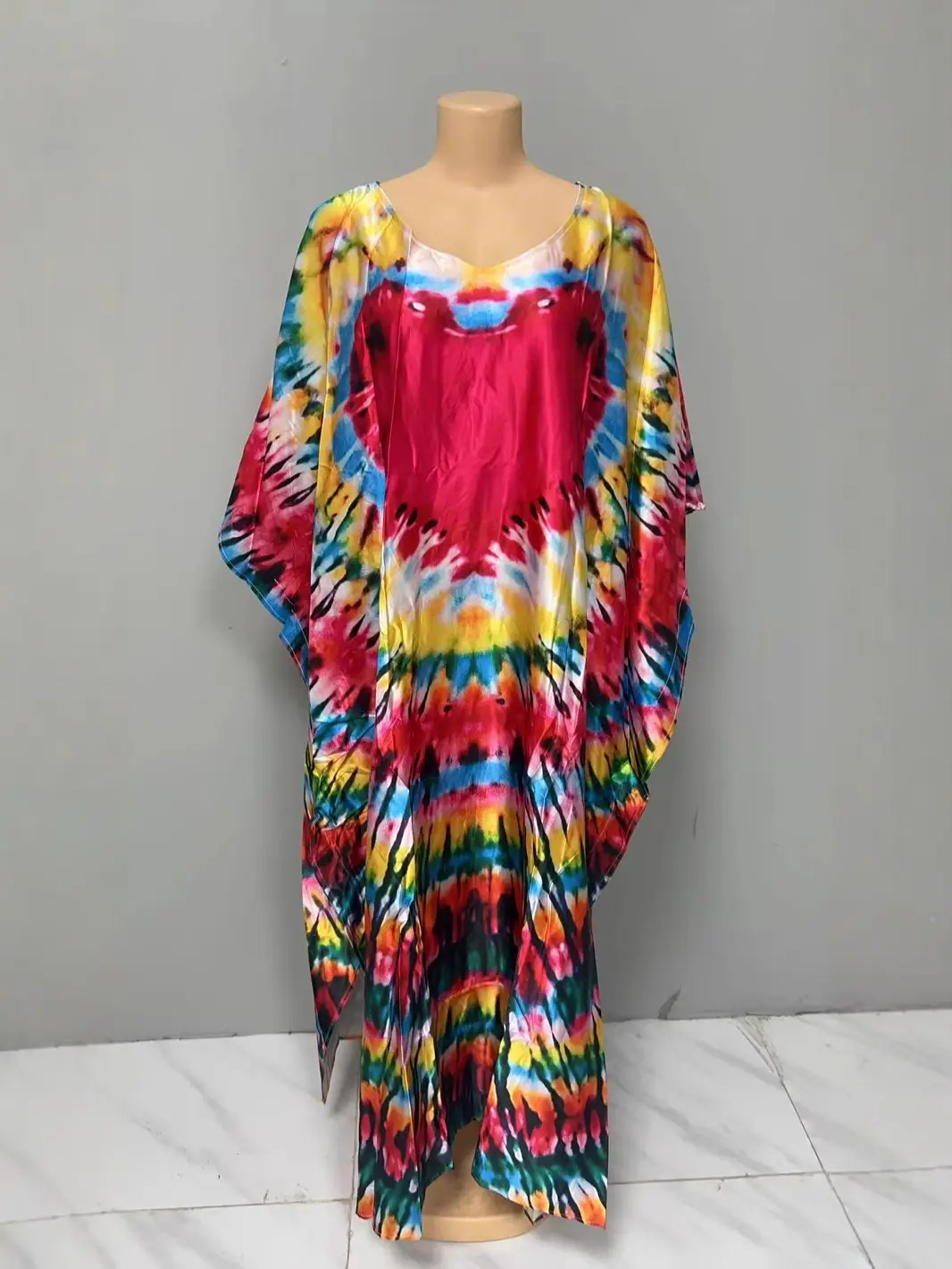 Cross-Border Printed Large Hem Dress for Women - Image 11