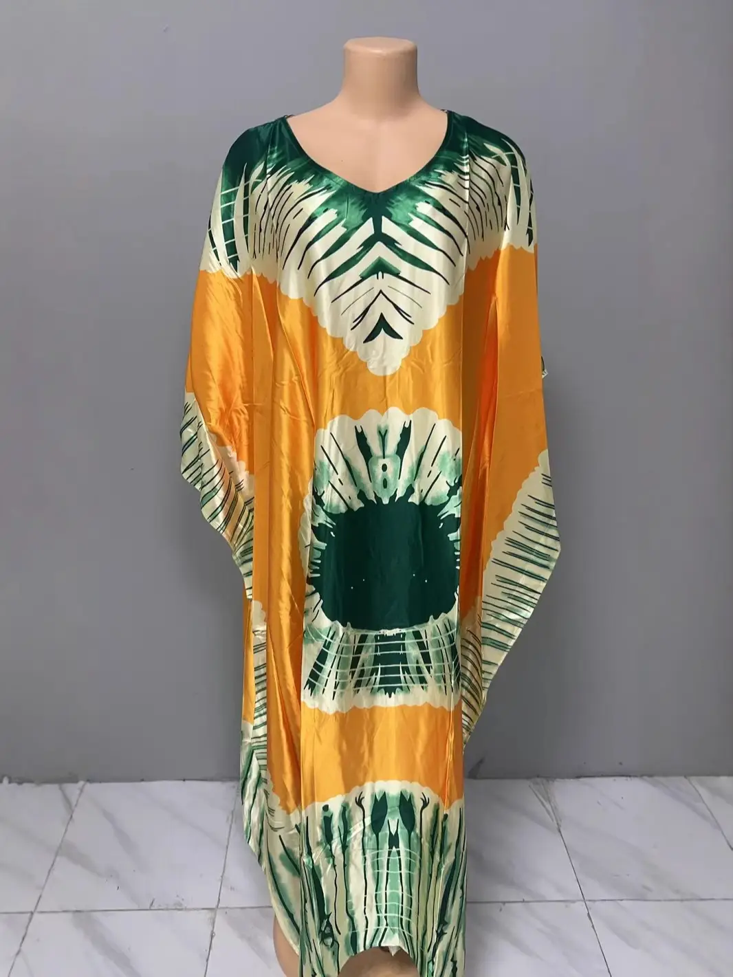 Cross-Border Printed Large Hem Dress for Women - Image 12