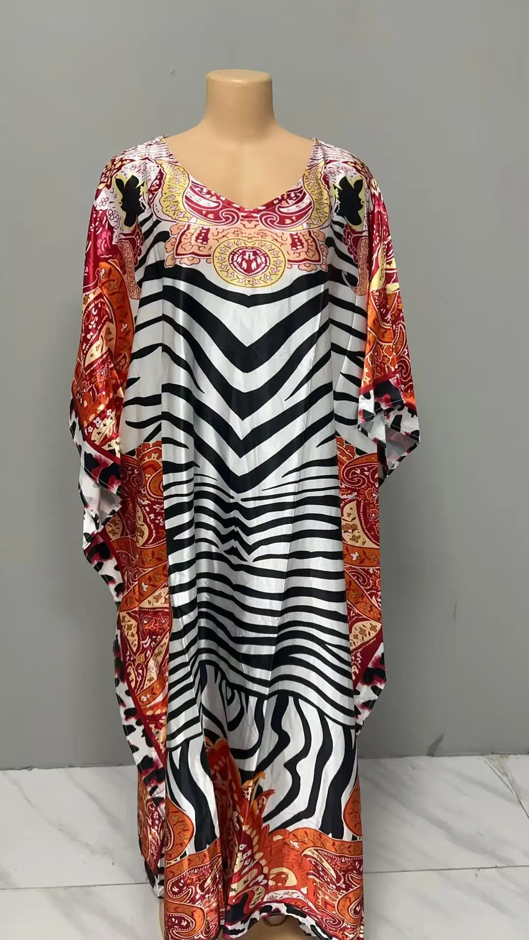 Cross-Border Printed Large Hem Dress for Women — feature 14