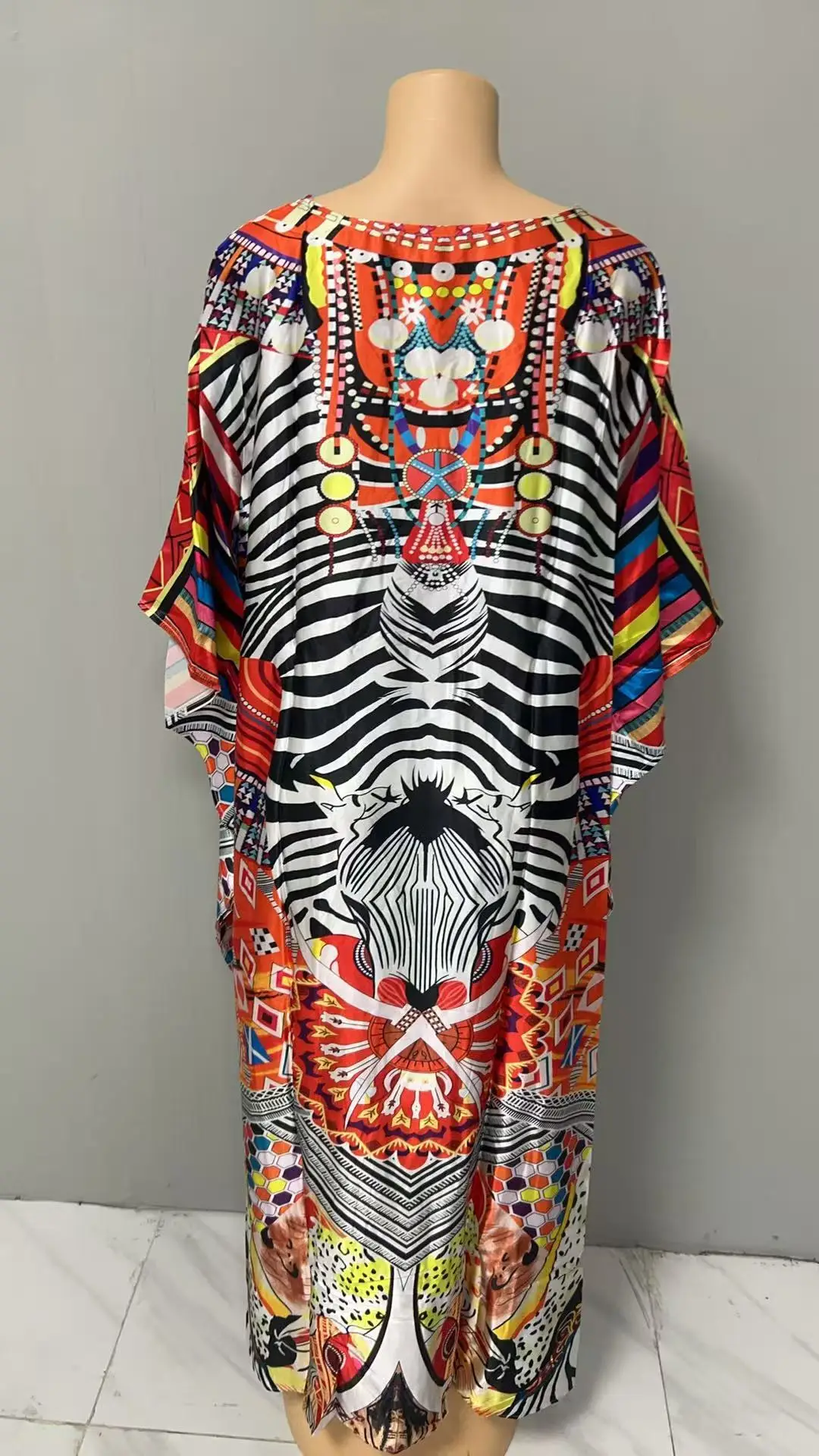 Cross-Border Printed Large Hem Dress for Women — feature 5
