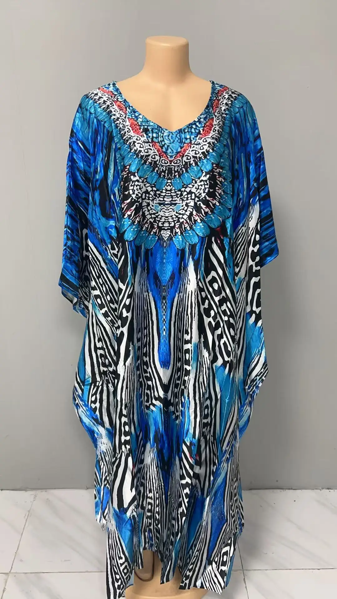 Cross-Border Printed Large Hem Dress for Women — feature 6