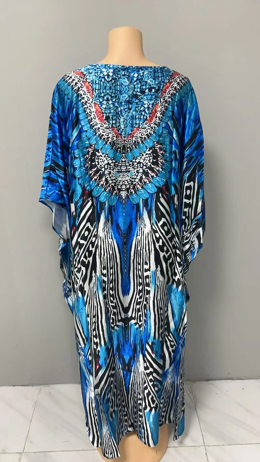 Cross-Border Printed Large Hem Dress for Women — feature 7