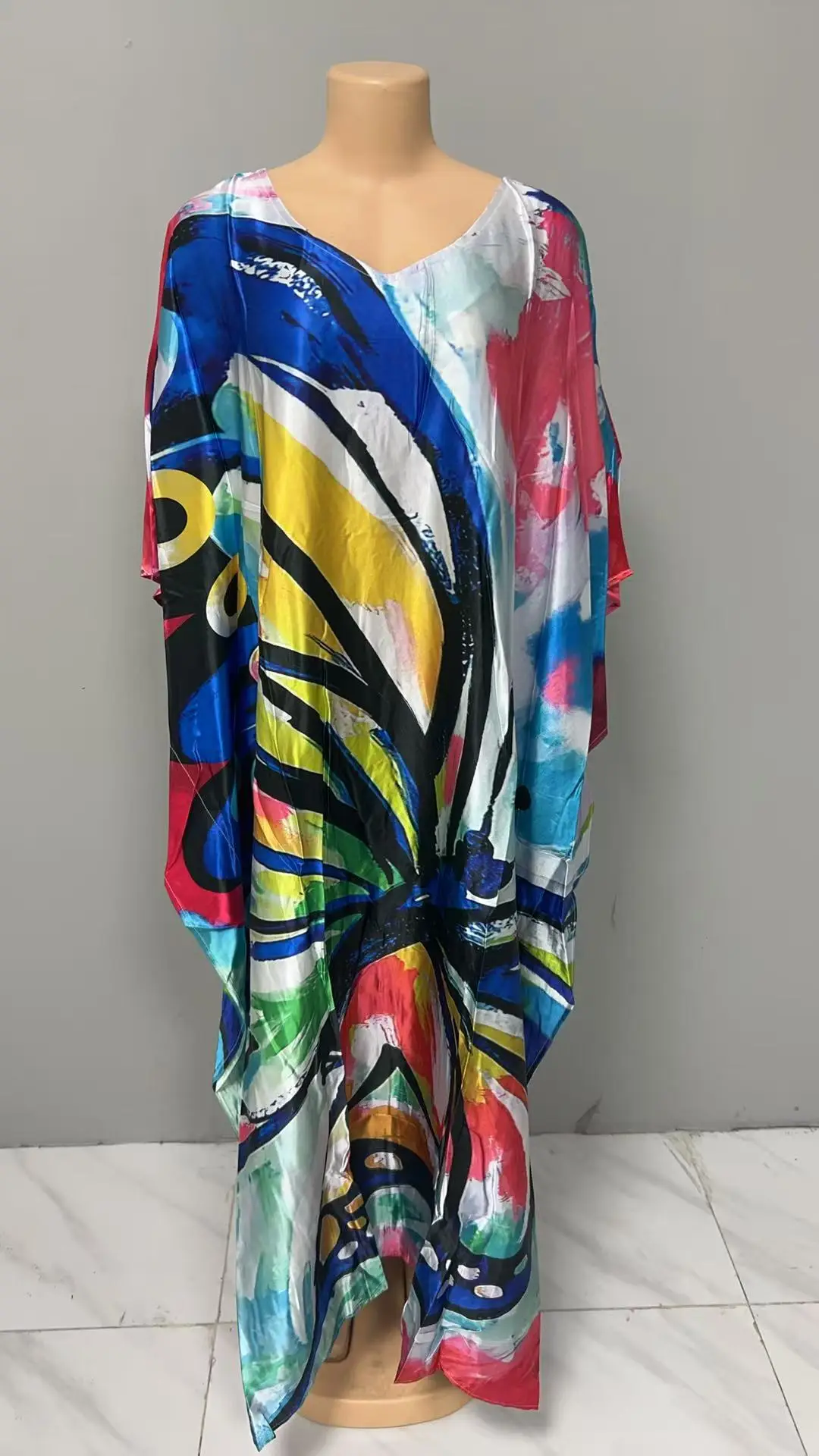 Cross-Border Printed Large Hem Dress for Women — feature 8