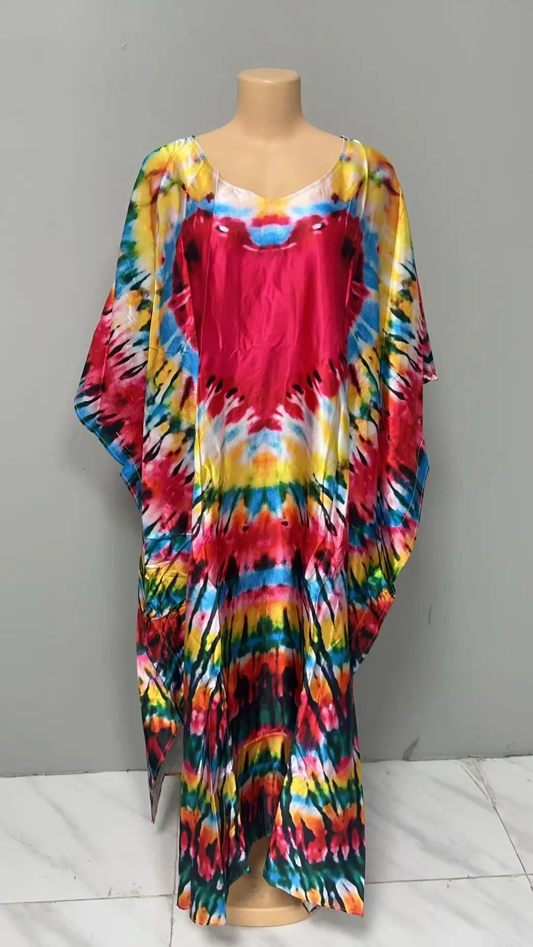 Cross-Border Printed Large Hem Dress for Women - Image 3