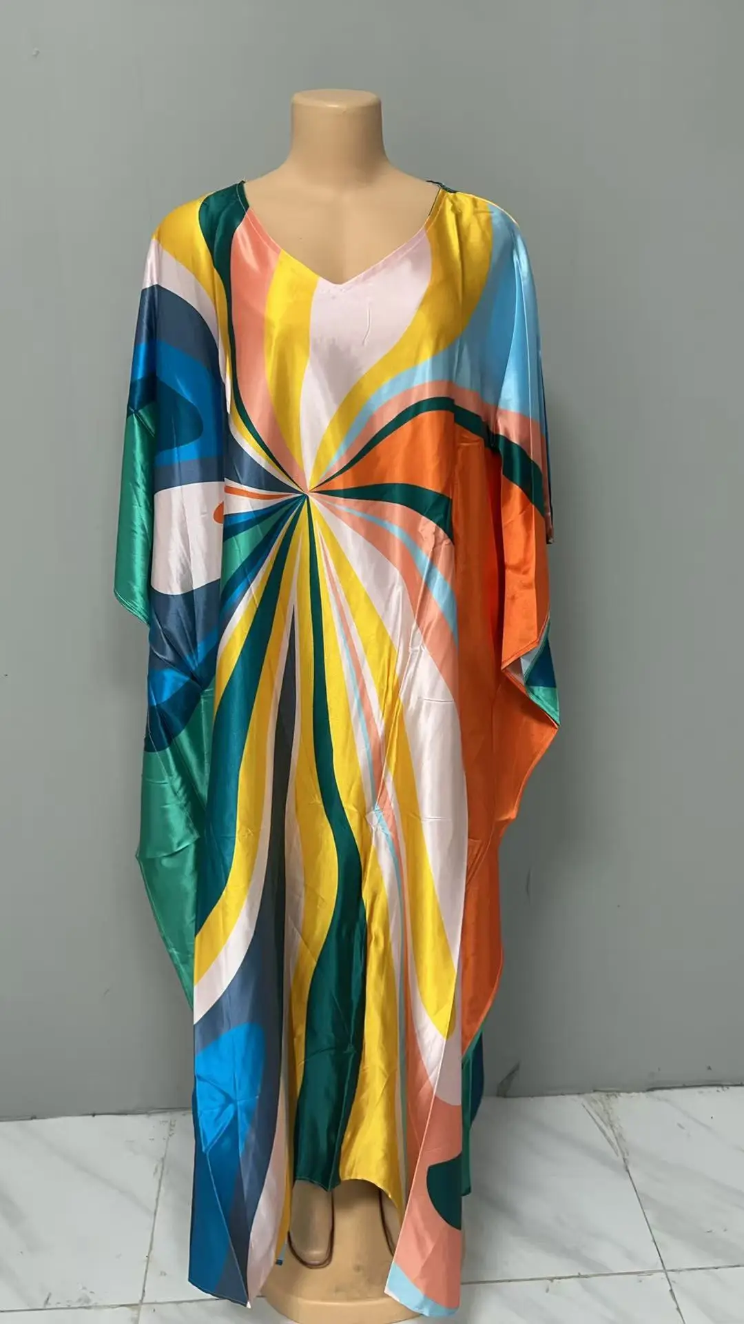 Cross-Border Printed Large Hem Dress for Women - Image 6