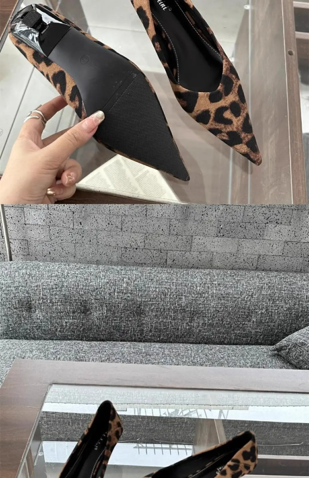Fashionable, Sexy and Comfortable Pointed-Toe Shallow High Heels, Sexy Cat-Heeled Shoes, Pointed-Toe French New Leopard Print Stiletto Shoes — feature 14