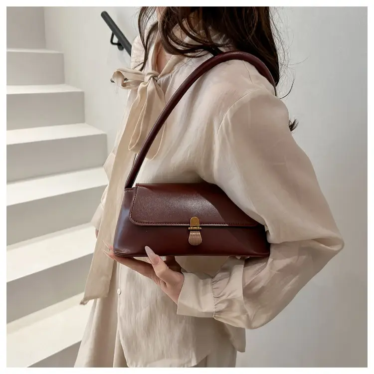 Women's Korean Style Shoulder Bag Brown 2025 — feature 10