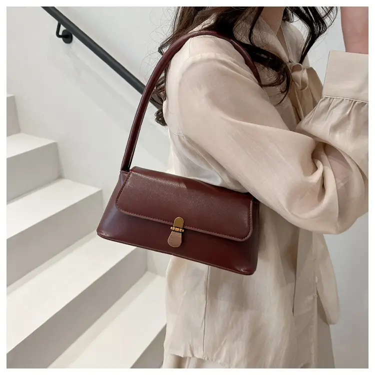 Women's Korean Style Shoulder Bag Brown 2025 — feature 12