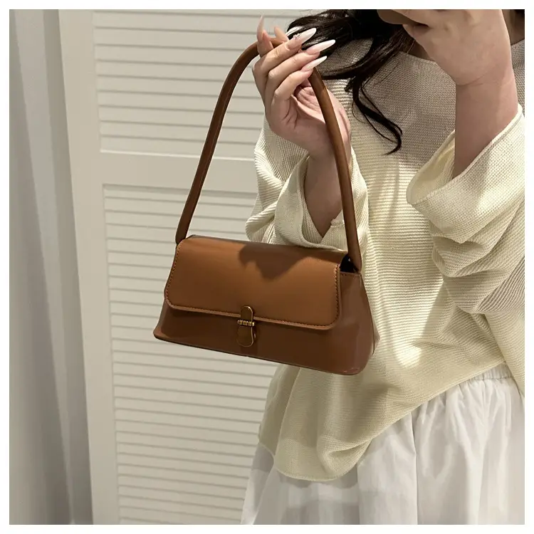 Women's Korean Style Shoulder Bag Brown 2025 — feature 16