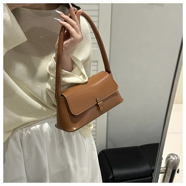 Women's Korean Style Shoulder Bag Brown 2025 — feature 17