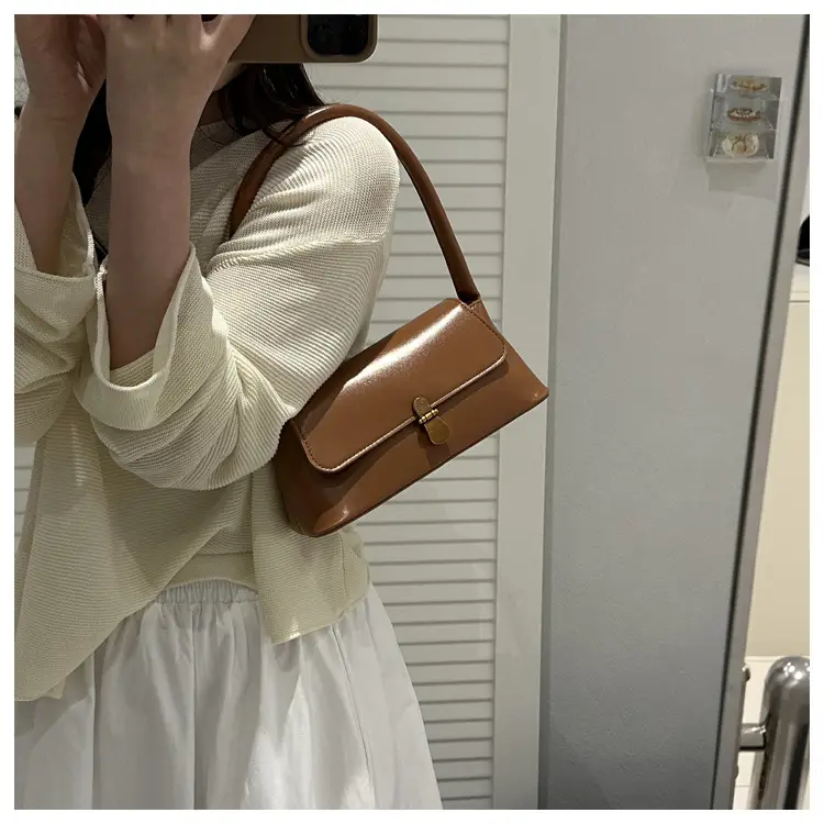 Women's Korean Style Shoulder Bag Brown 2025 — feature 18