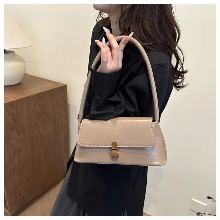 Women's Korean Style Shoulder Bag Brown 2025 — feature 7