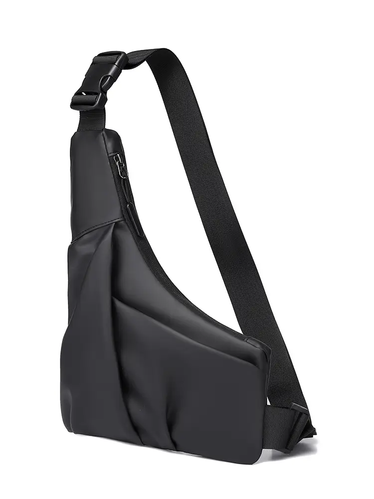 Men's Black Crossbody Bag Sports Wear Luggage