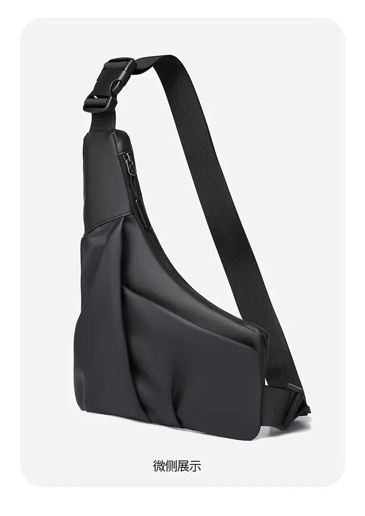Men's Black Crossbody Bag Sports Wear Luggage — feature 19